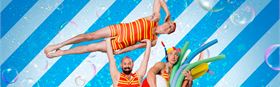 Circus Skills workshop with the splash test dummies