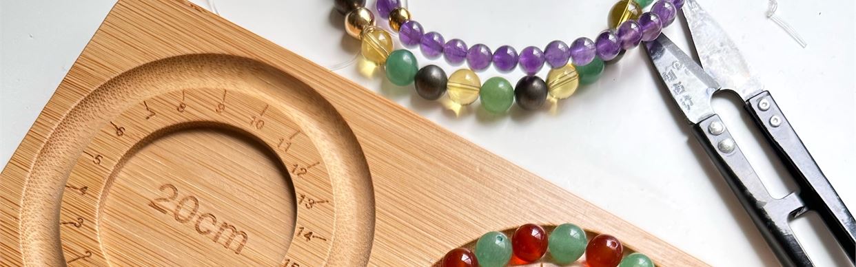 Beaded Crystal Intention Bracelet Workshop