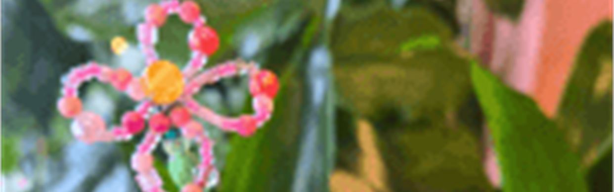 Beaded Plant Workshop by Wattle and Bee
