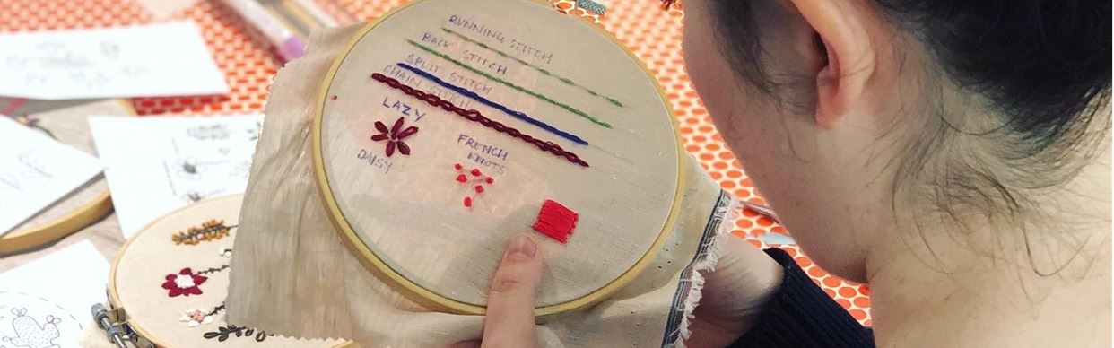 Hand Embroidery for Beginners Workshop