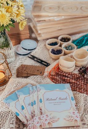 Beaded Crystal Intention Bracelet Workshop