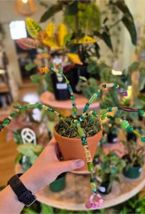 Beaded Plant Workshop by Wattle and Bee