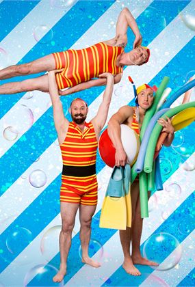 Circus Skills workshop with the splash test dummies