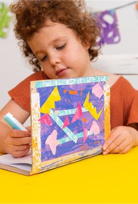 Make your own art journal Workshop